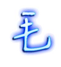 毛的透明头像