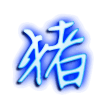 猪的透明头像
